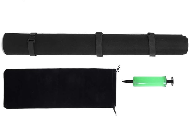 Akozon Felt Puzzle Mat Roll Up Storage Pad Blanket For Kids 26x46 Inches Black Printing - Image 4